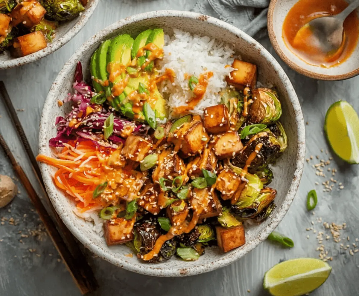 Easy Baked Tofu and Veggie Meal Bowls