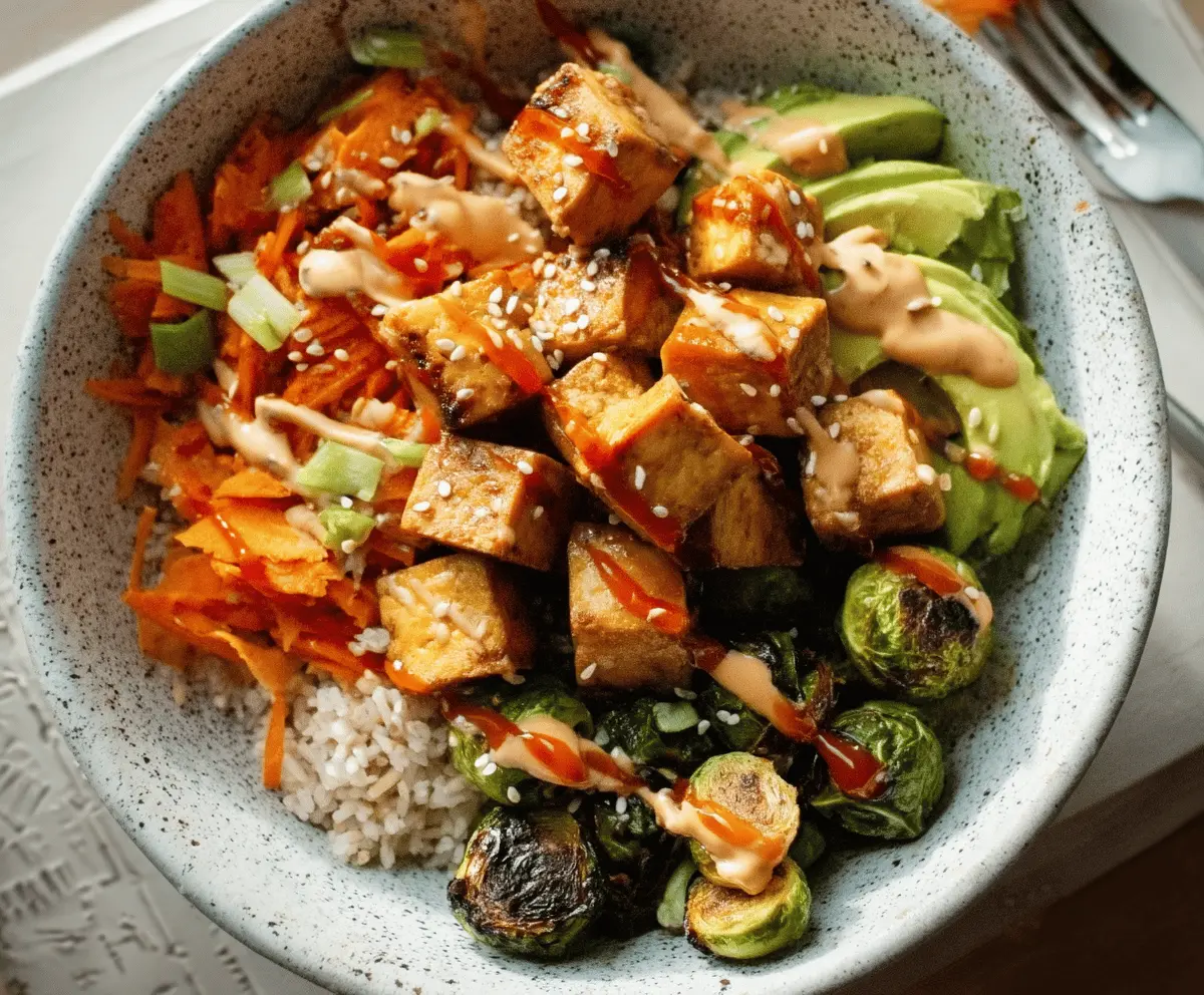 Easy Baked Tofu and Veggie Meal Bowls