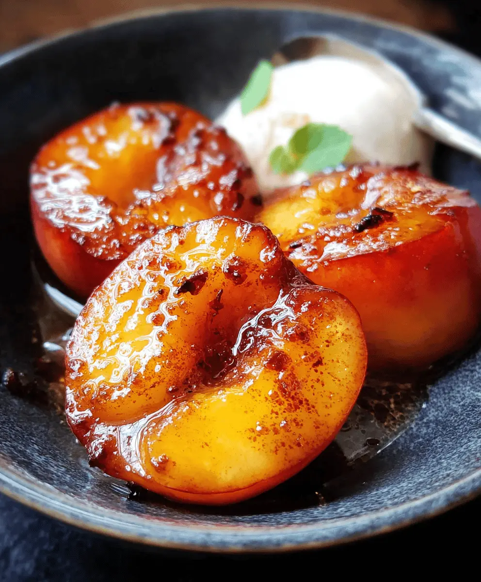Easy Pan Fried Peaches Recipe