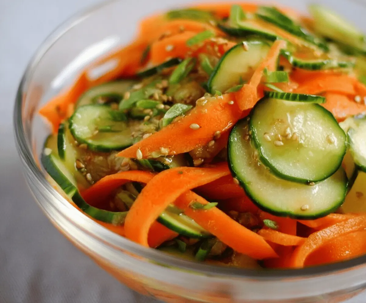 Fresh Carrot and Cucumber Salad Recipe