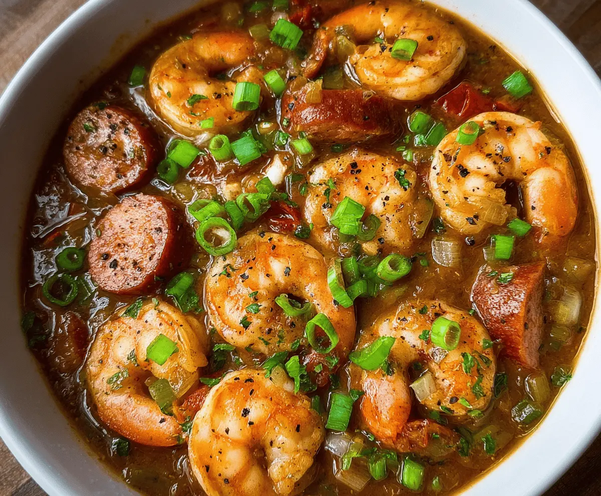 Hearty Shrimp and Sausage Gumbo Recipe