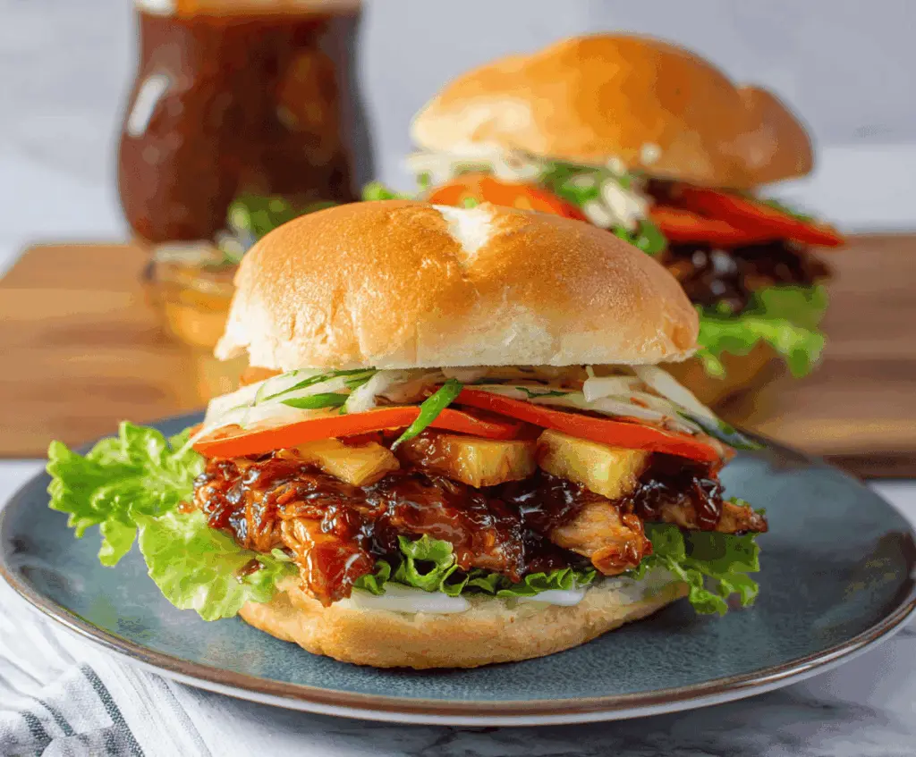 Easy Hawaiian Teriyaki Chicken Sandwich Recipe