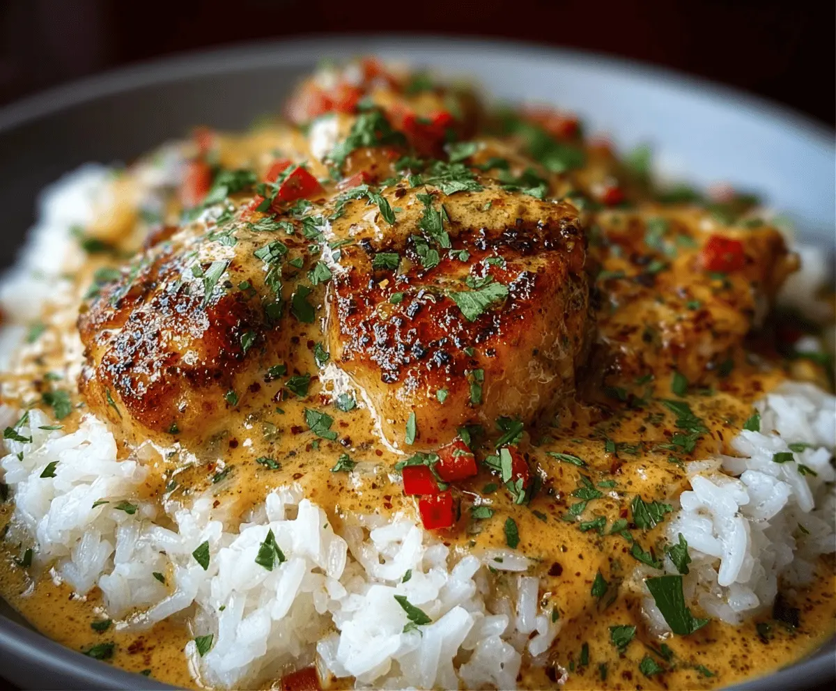 Easy Smothered Chicken and Rice Dinner Recipe