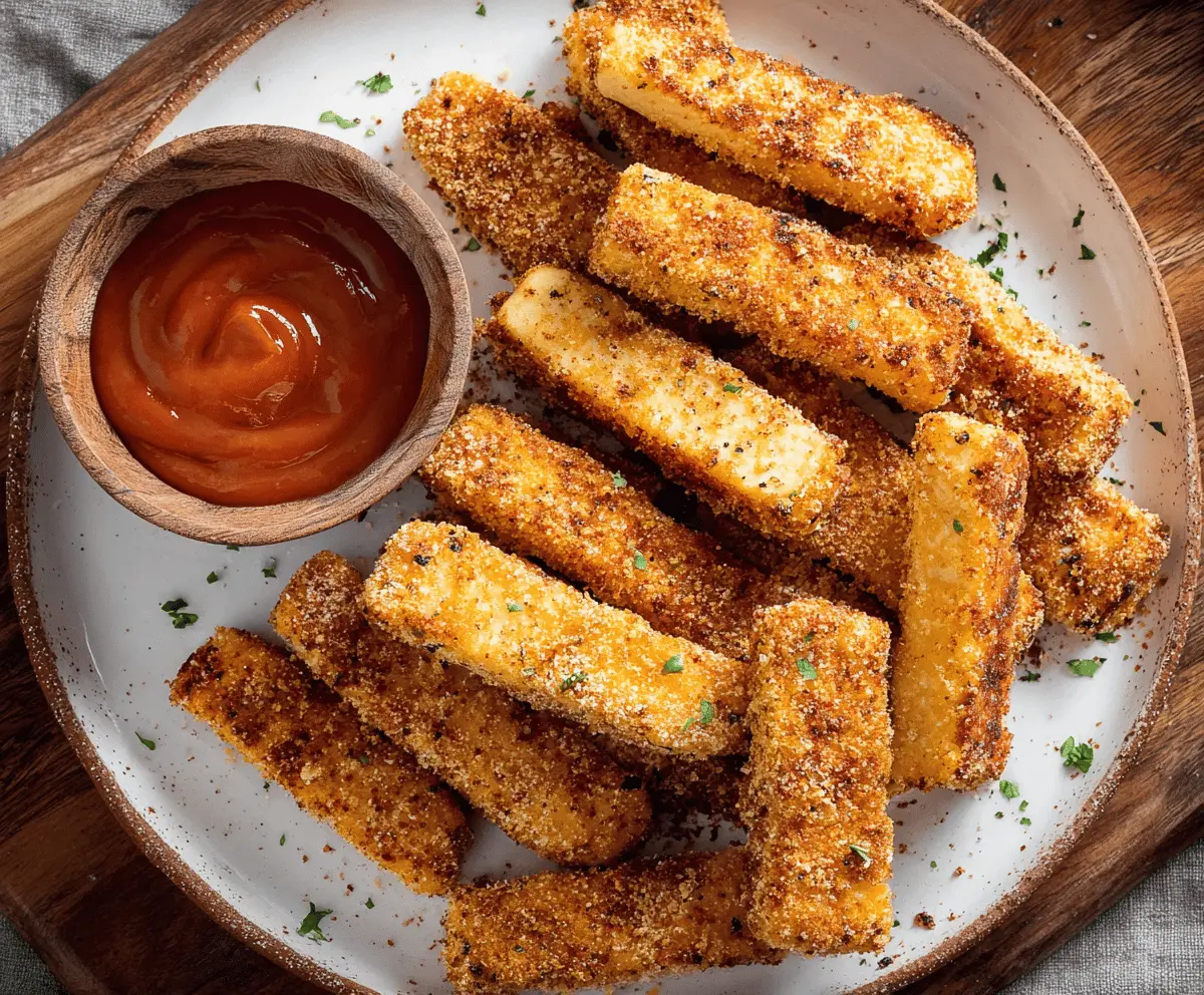 Crispy Baked Tofu Sticks Recipe