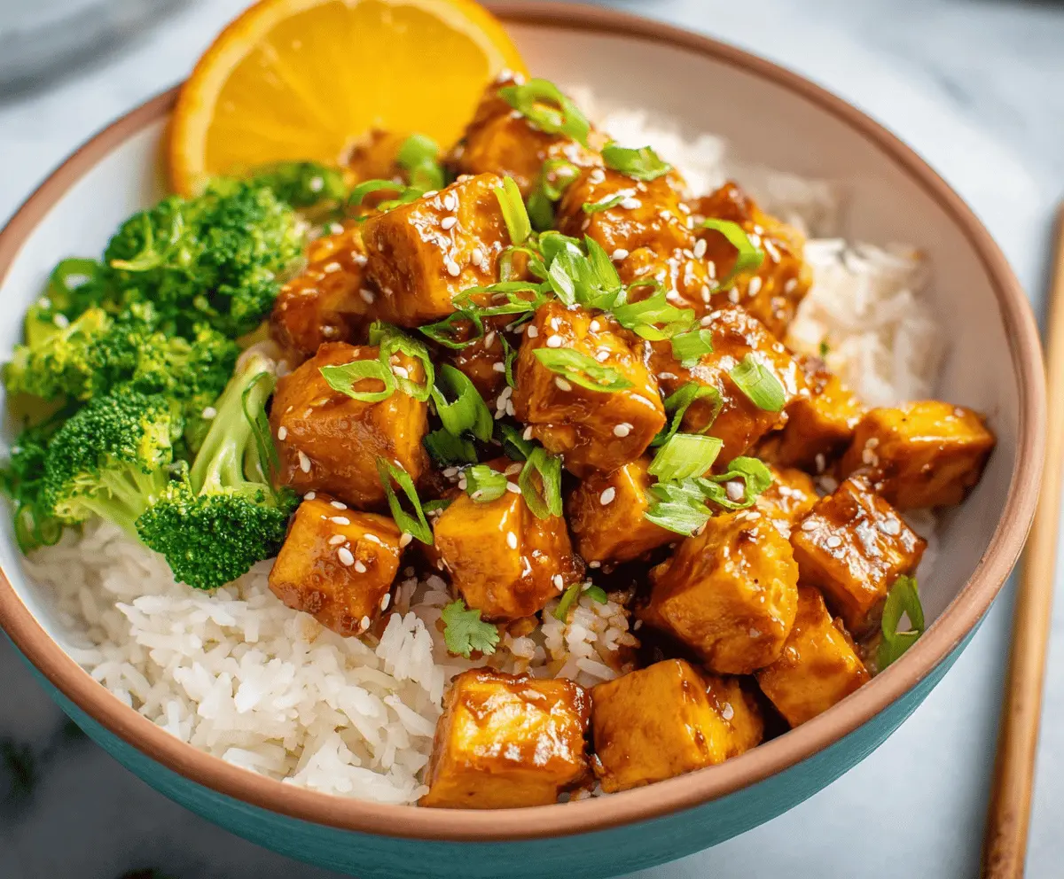 Easy Vegan Orange Tofu Recipe for Beginners