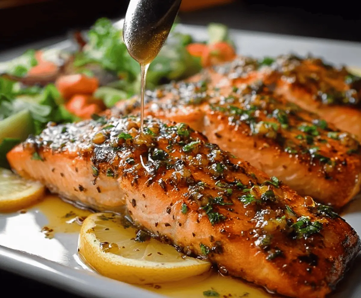 Honey Lime Garlic Butter Salmon Recipe