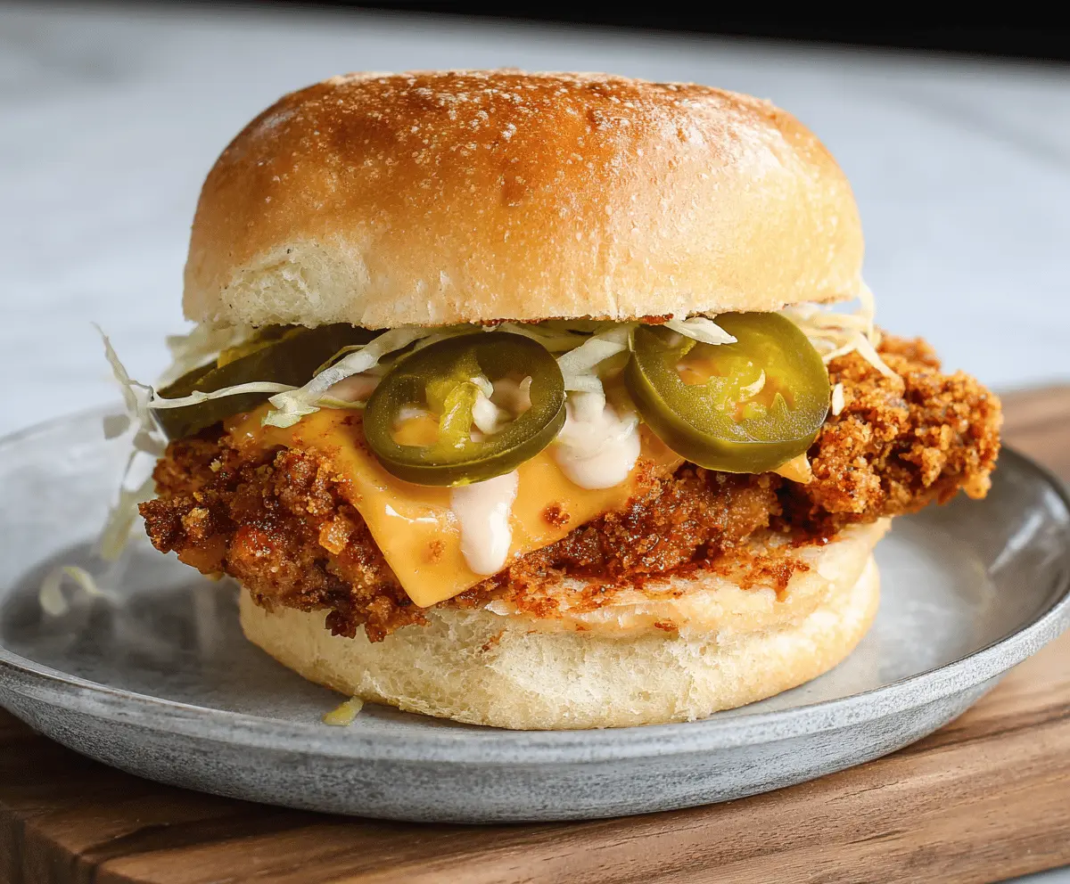 Crispy Air Fryer Spicy Chicken Sandwich Recipe