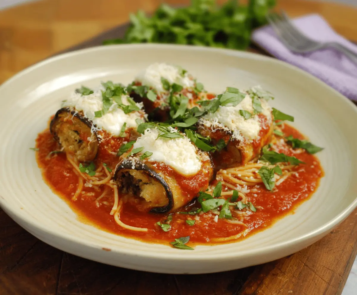 Easy Eggplant Rollatini Recipe for Dinner