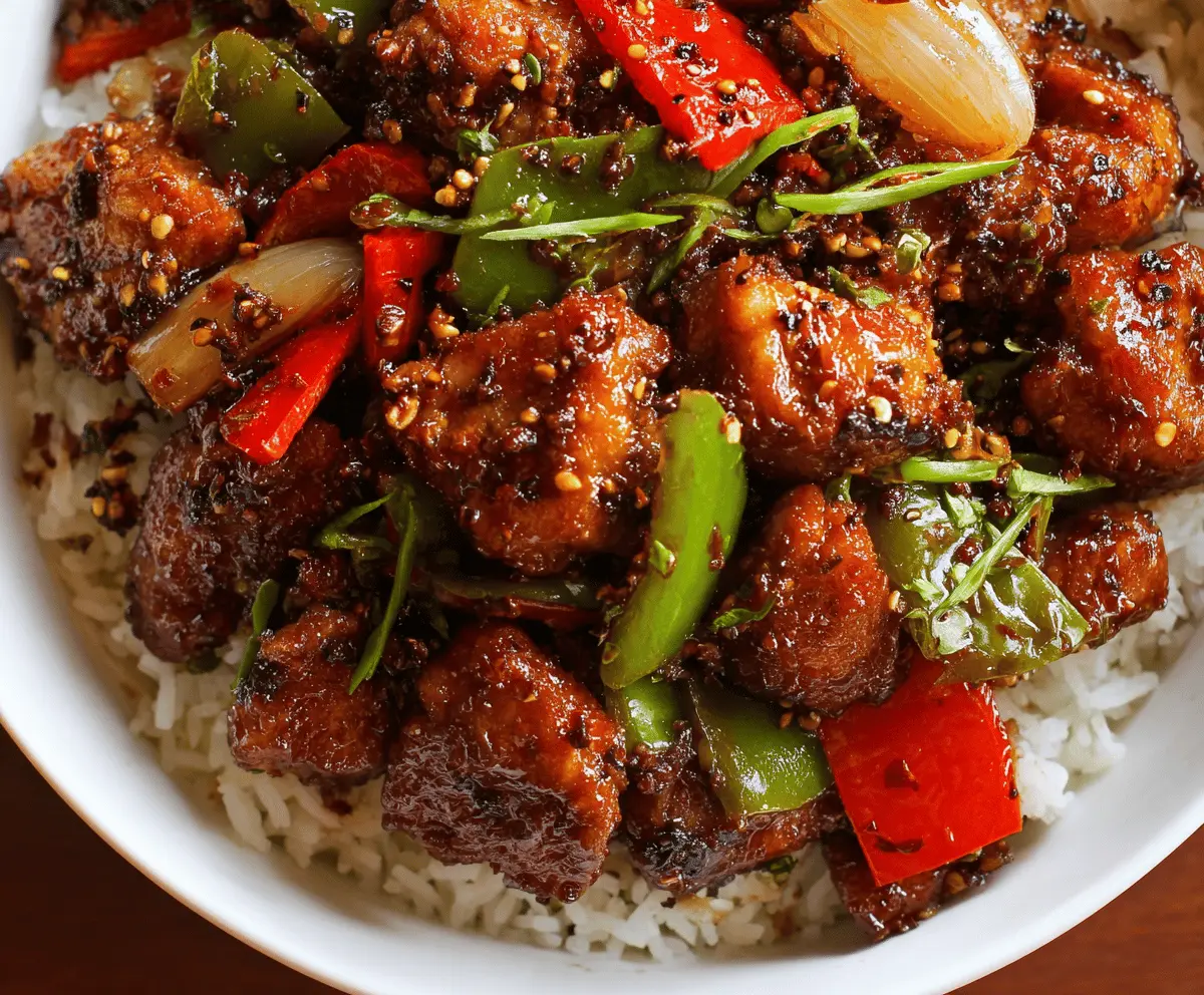 Black Pepper Chicken