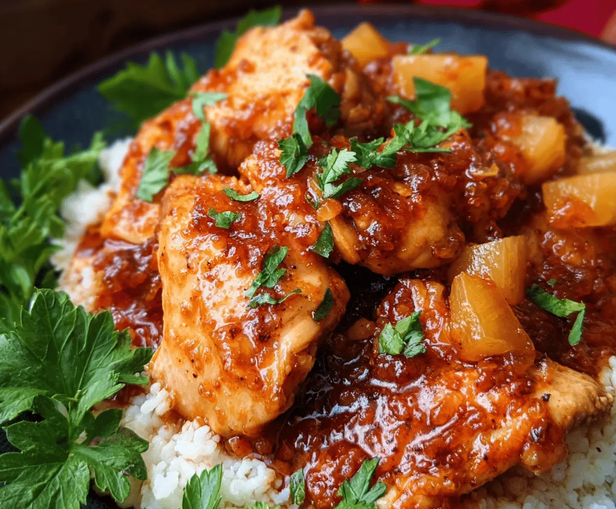 Sweet Hawaiian Crockpot Chicken Recipe