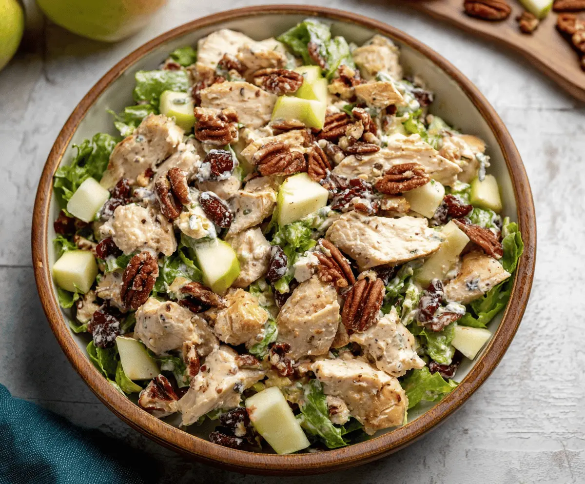 Apple pecan chicken salad