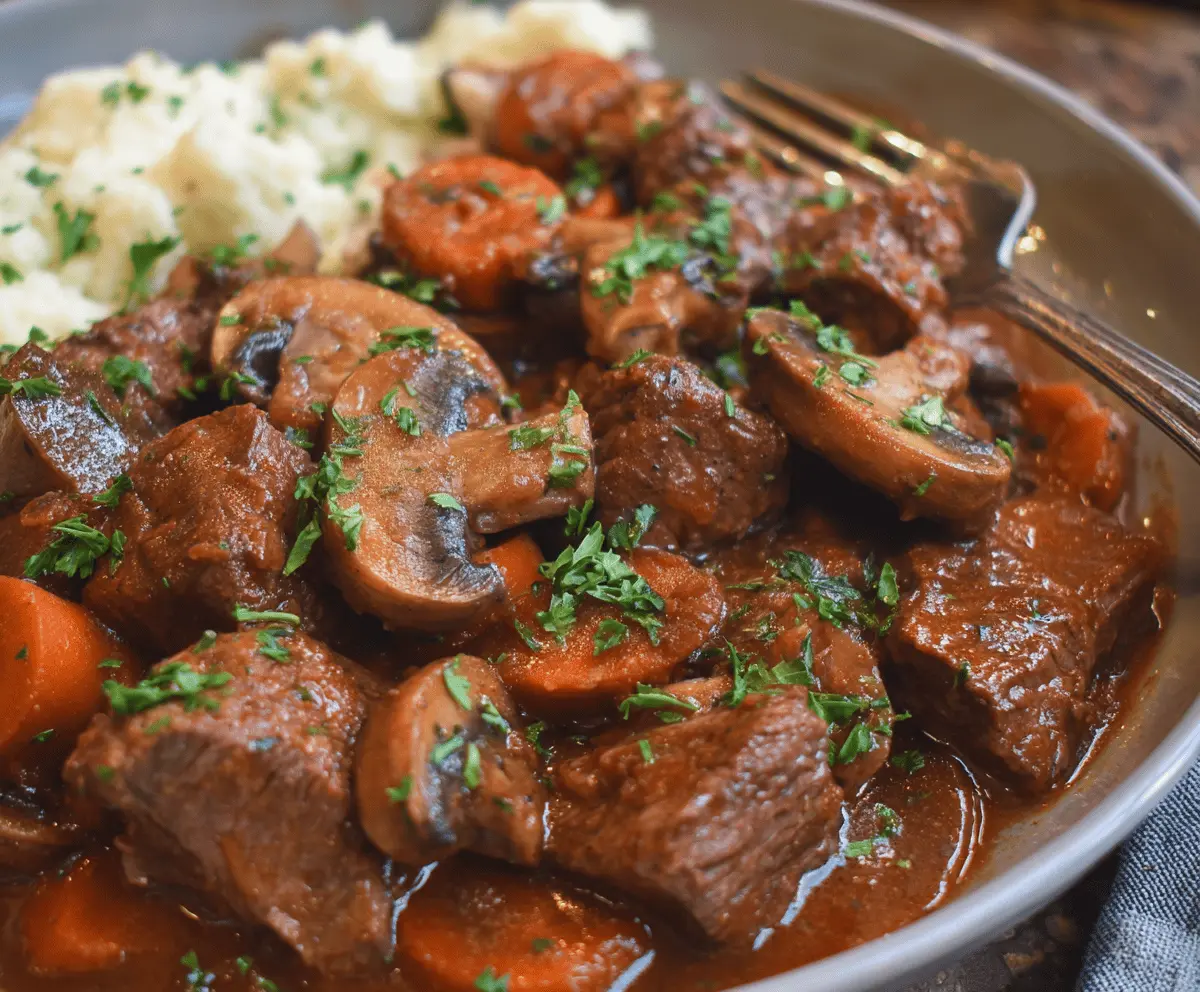 Beef and Mushroom Stew
