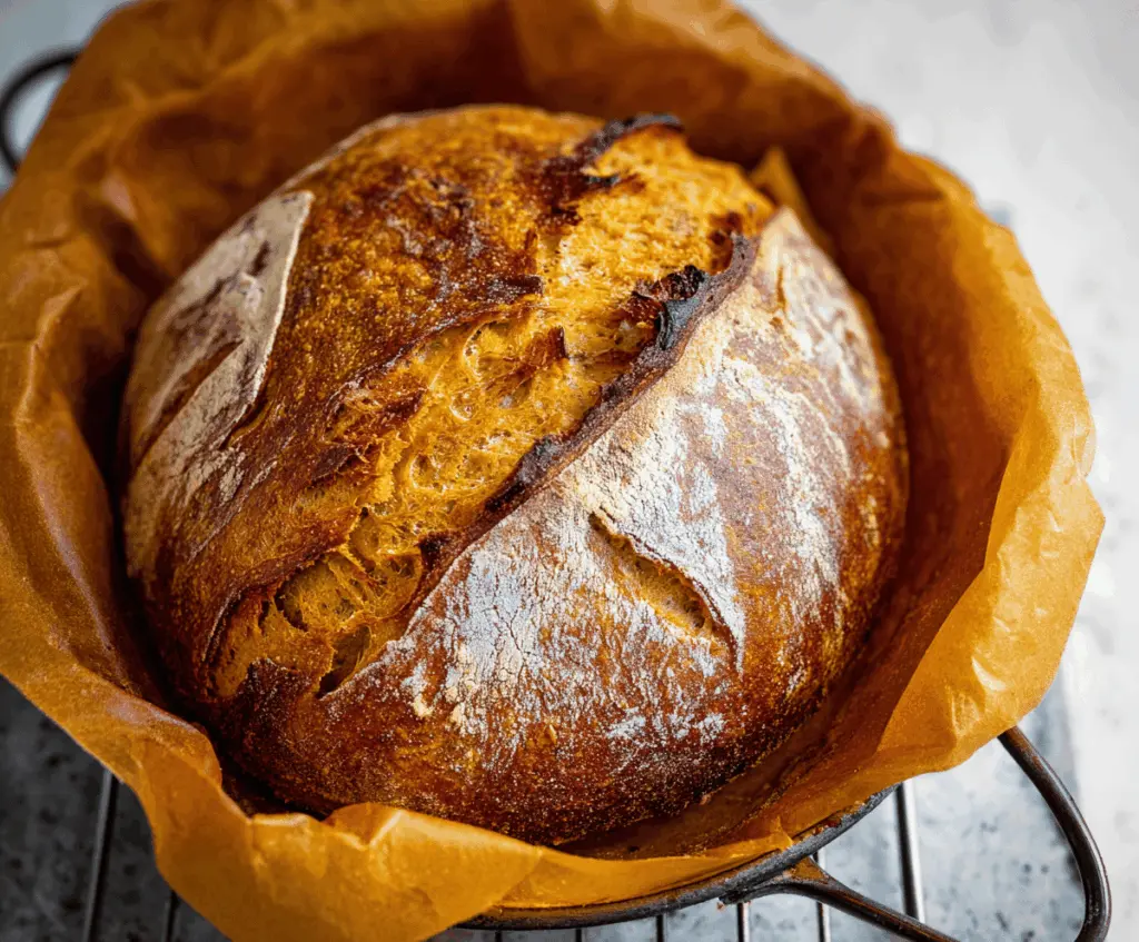 Pumpkin Sourdough Bread