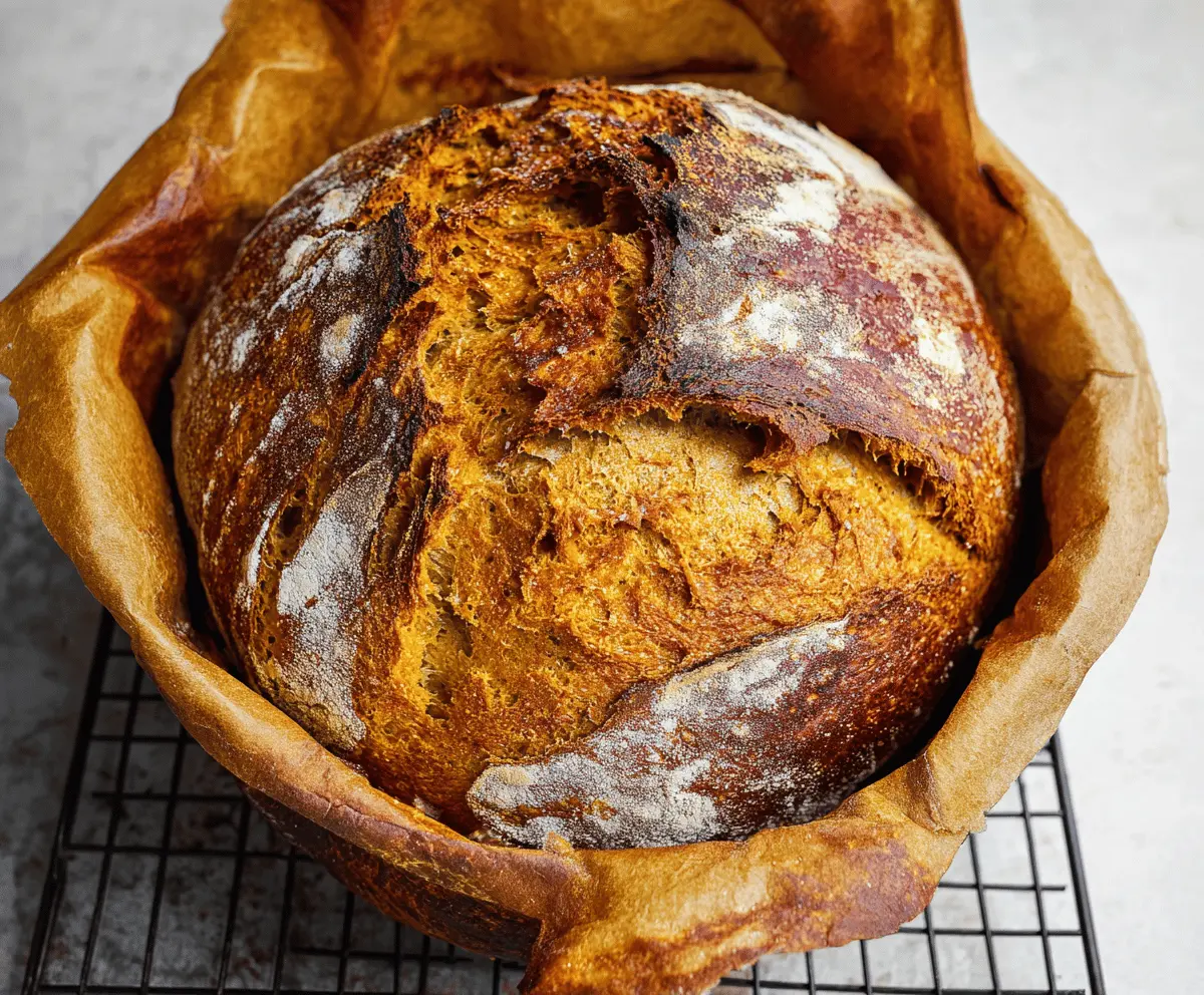 Pumpkin Sourdough Bread