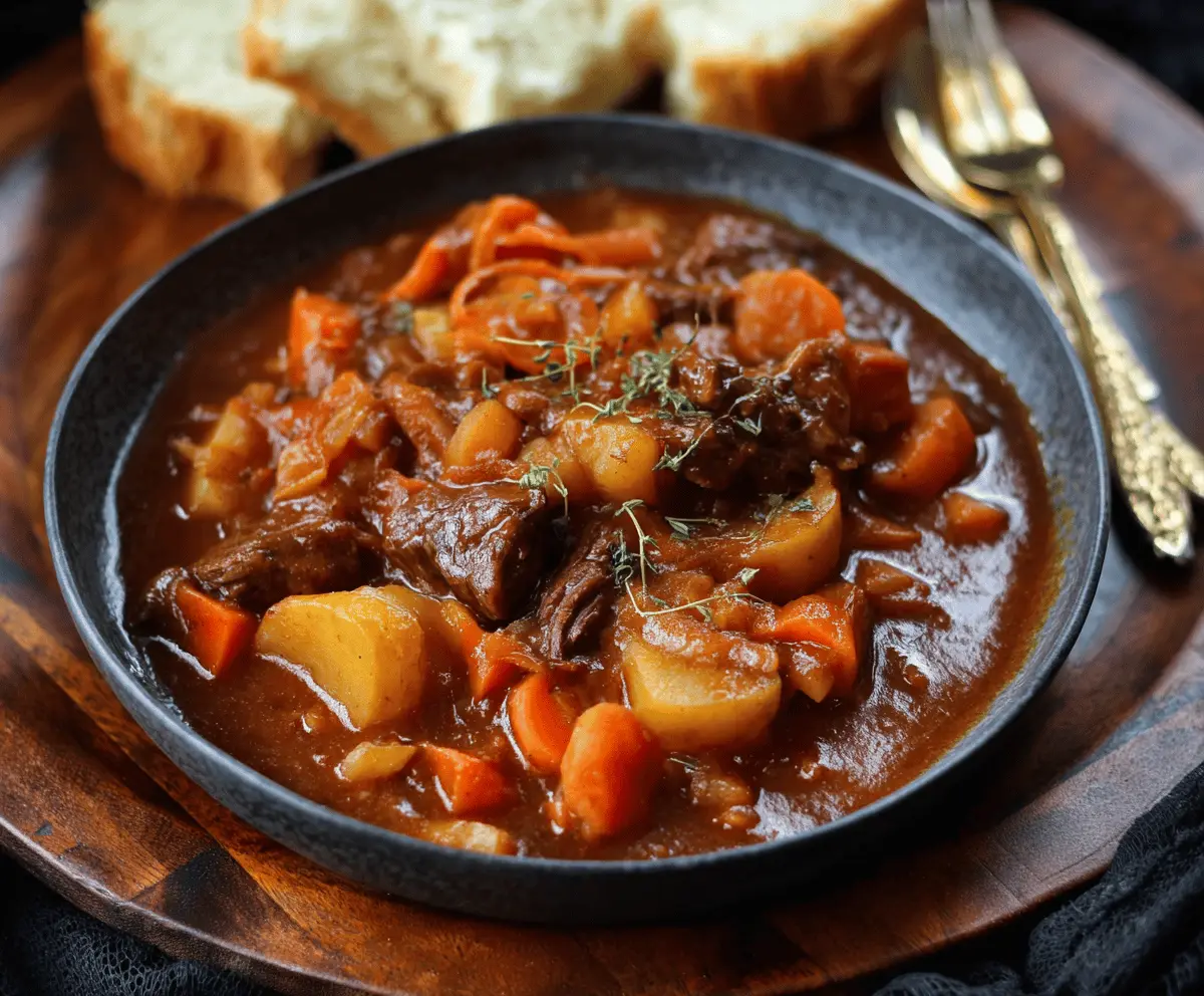 Witches Cauldron Beef Stew