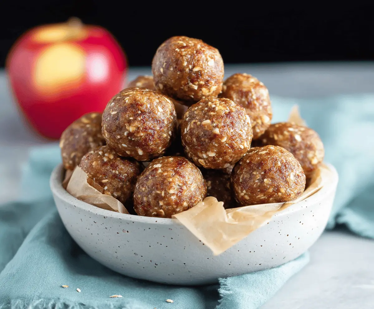 Apple Pie Energy Balls