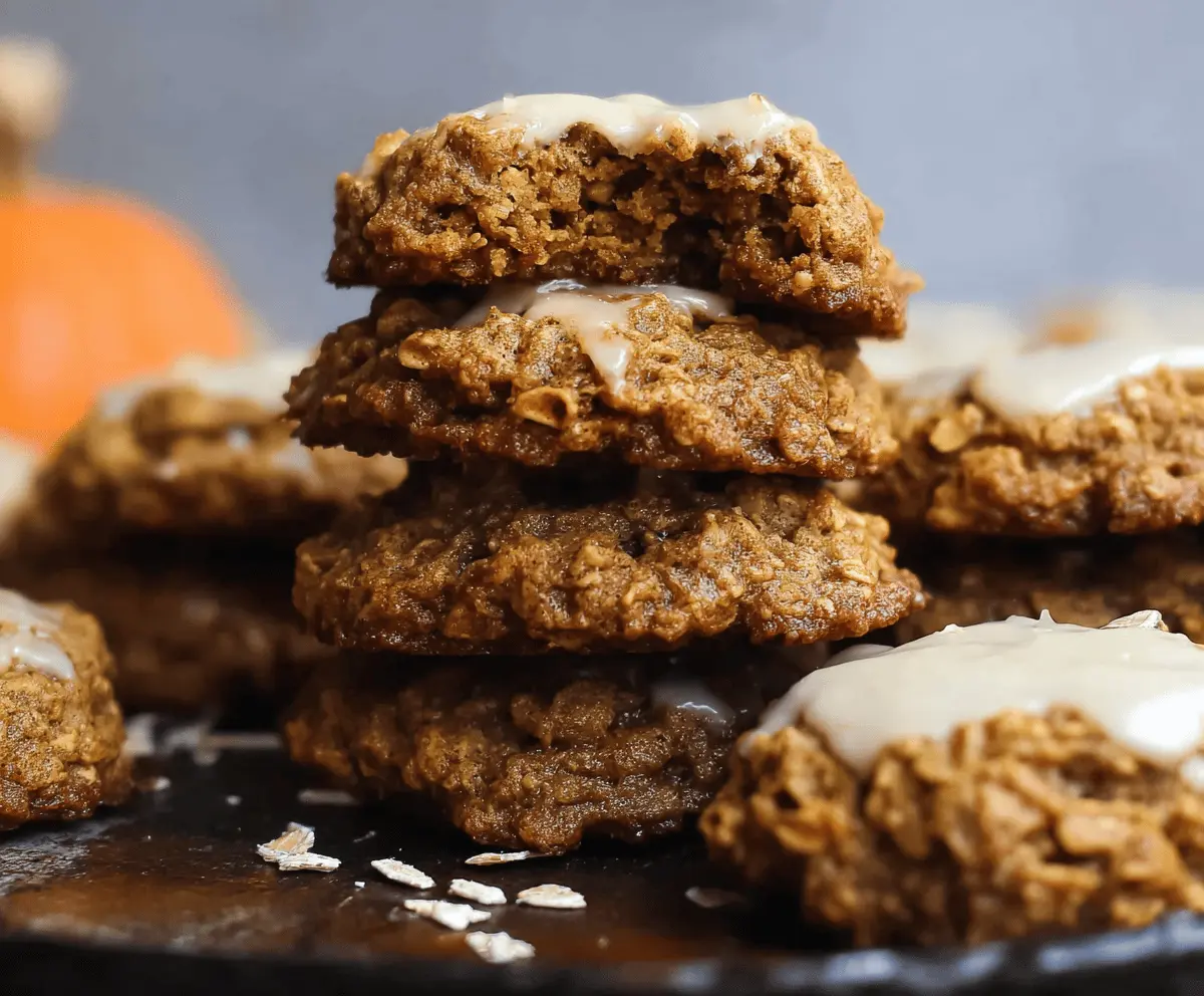 Brown Butter Pumpkin Oatmeal Cookies