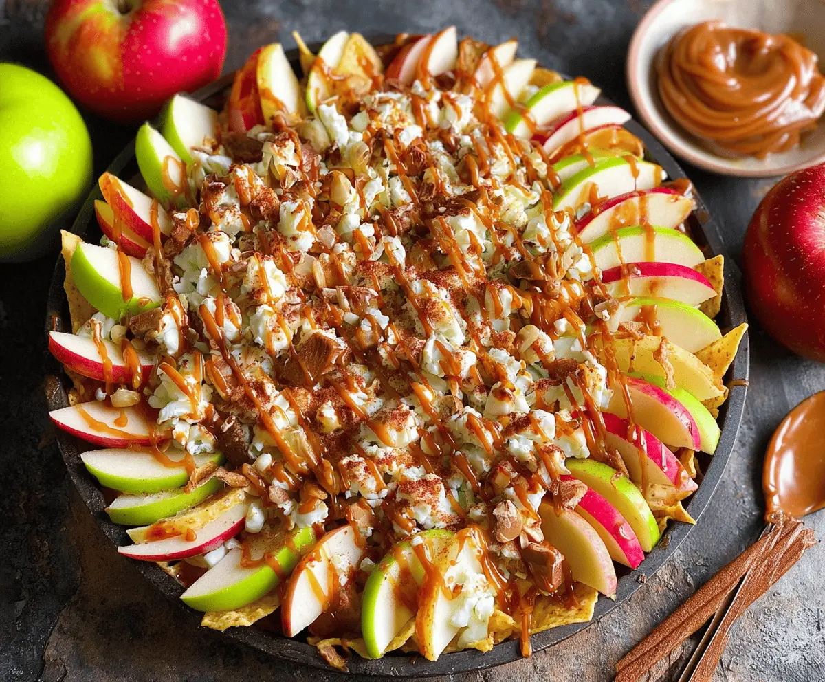 Caramel Apple Nachos