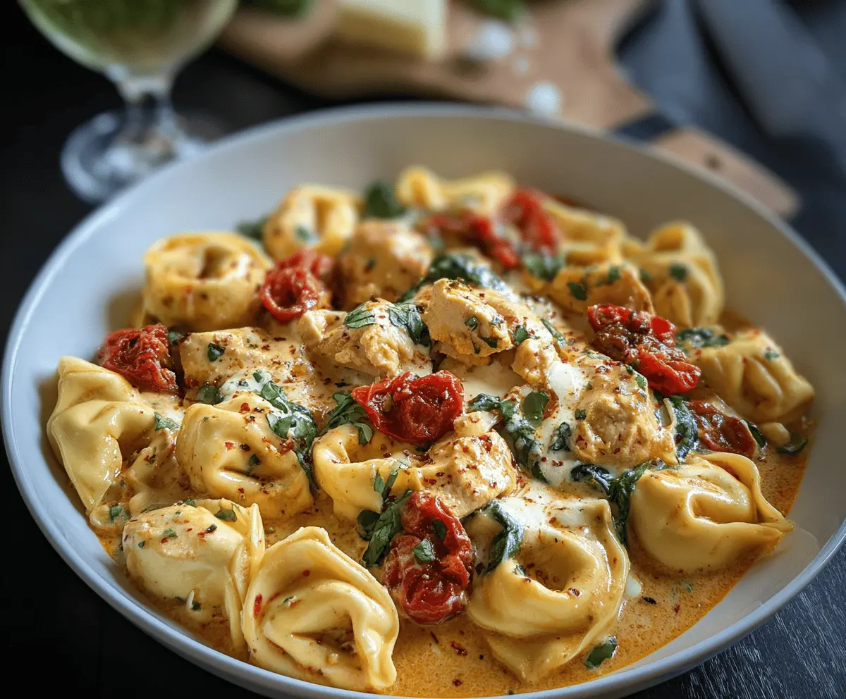 Marry Me Chicken Tortellini