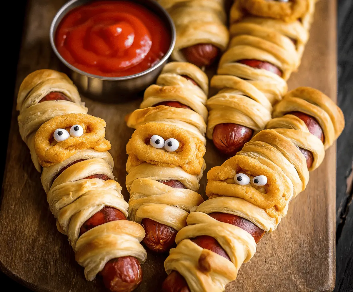 Easy Mummy Hot Dogs Recipe – Fun Halloween Snack Idea