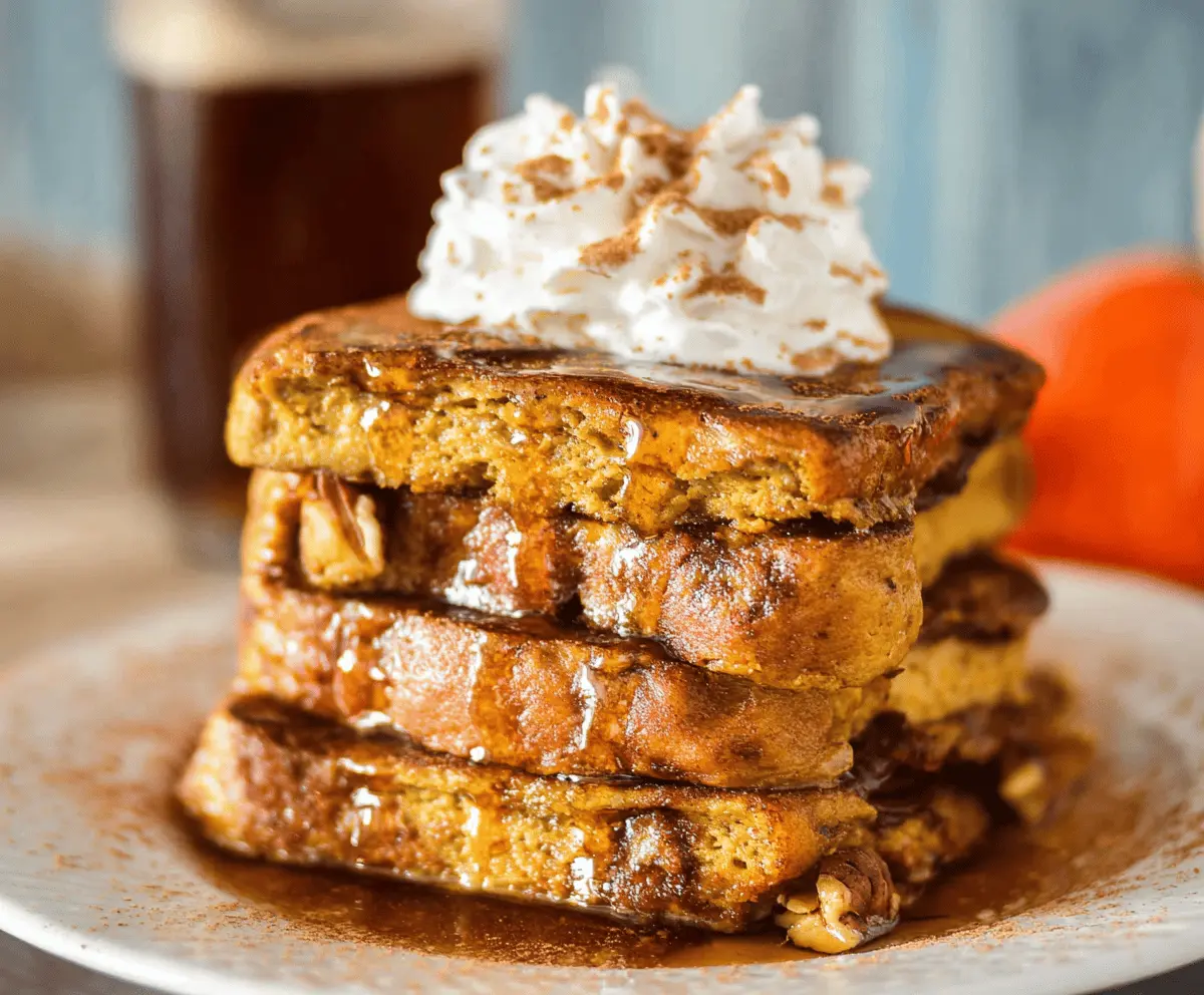 Pumpkin Pie French Toast