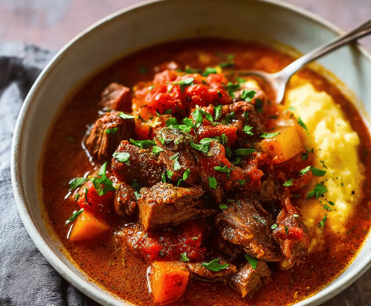 Slow Cooker Italian Beef Stew
