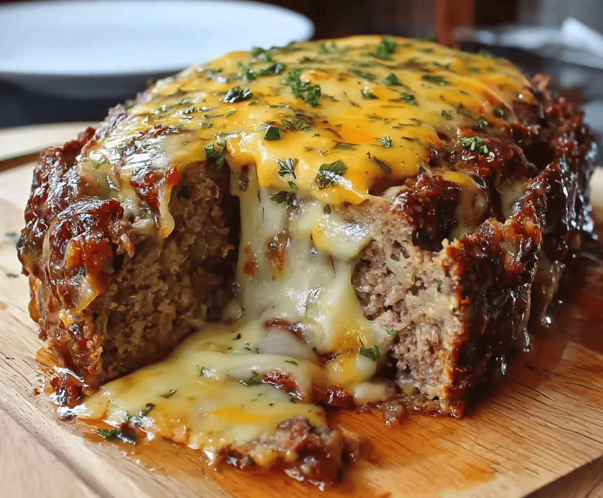 Easy Philly Cheesesteak Meatloaf