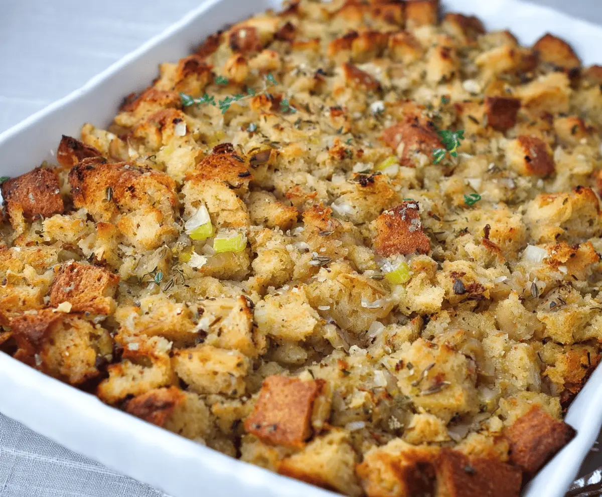 Classic Grandma's Thanksgiving Stuffing