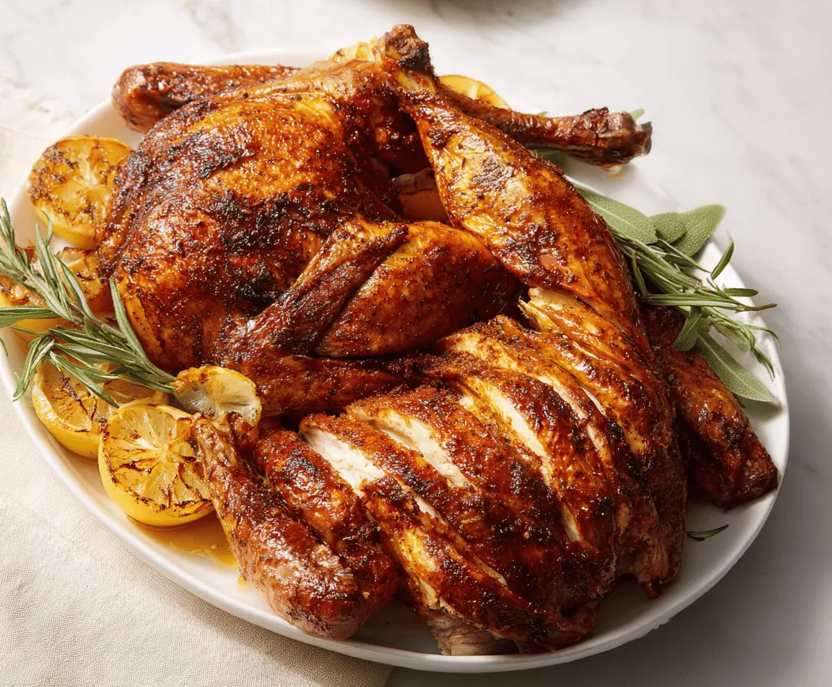 Crispy Spatchcock Turkey Recipe for Thanksgiving Feast