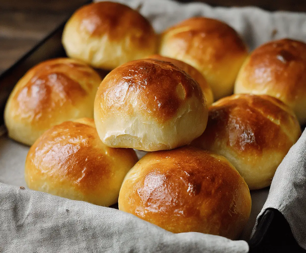 Delicious flaky buttermilk dinner rolls perfect for Thanksgiving feast