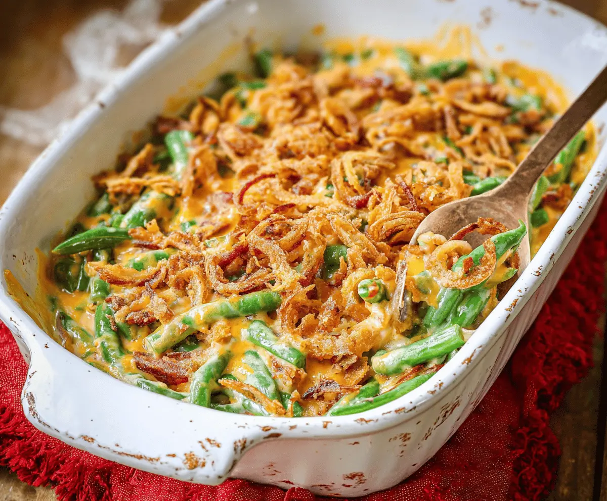 Easy and Delicious Green Bean Casserole Recipe