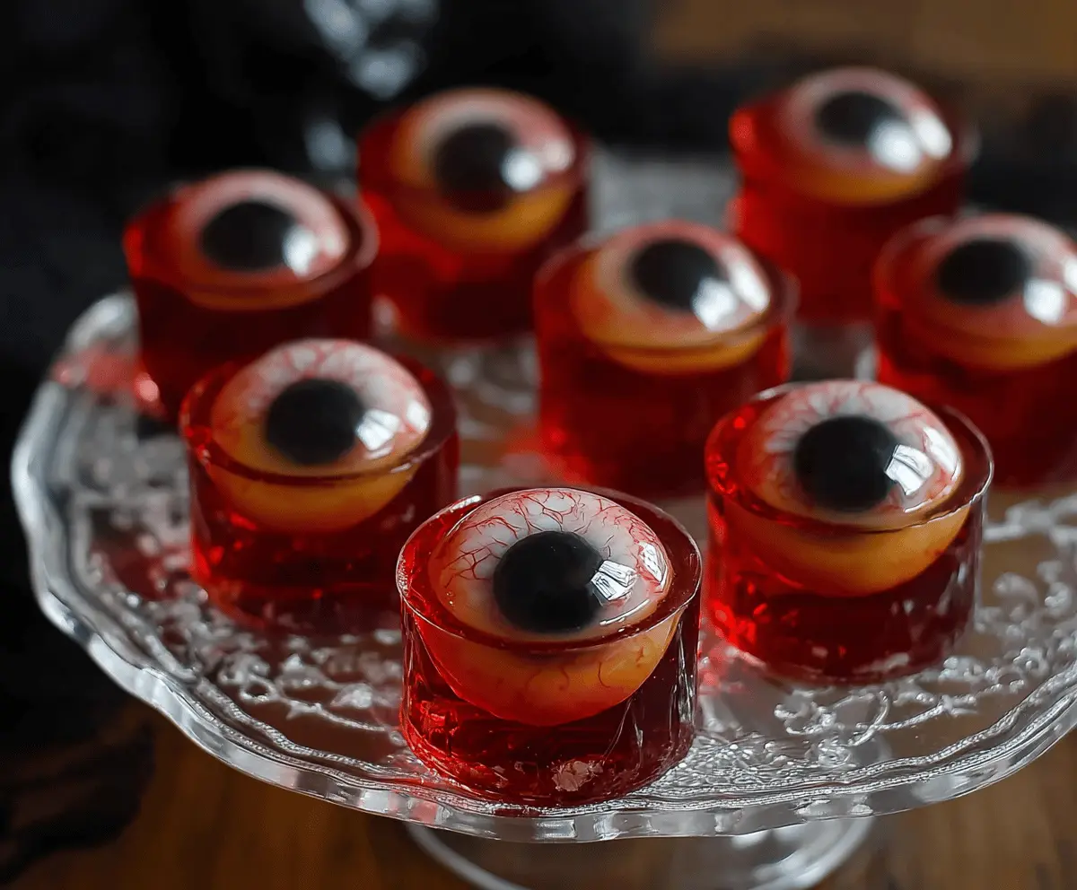 Spooky Halloween Eyeball Jello Shots Recipe