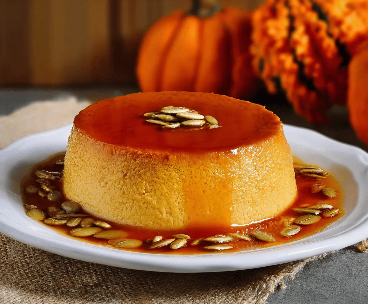Easy Homemade Pumpkin Flan Recipe – Creamy & Delicious Fall Dessert
