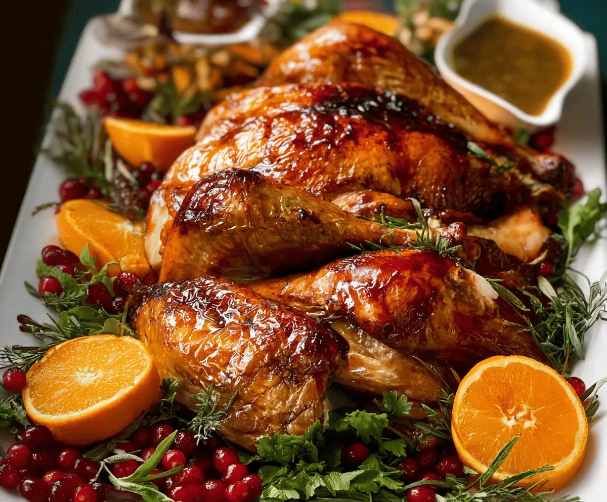 Juicy Brined Roast Turkey Recipe for Tender, Flavorful Meat