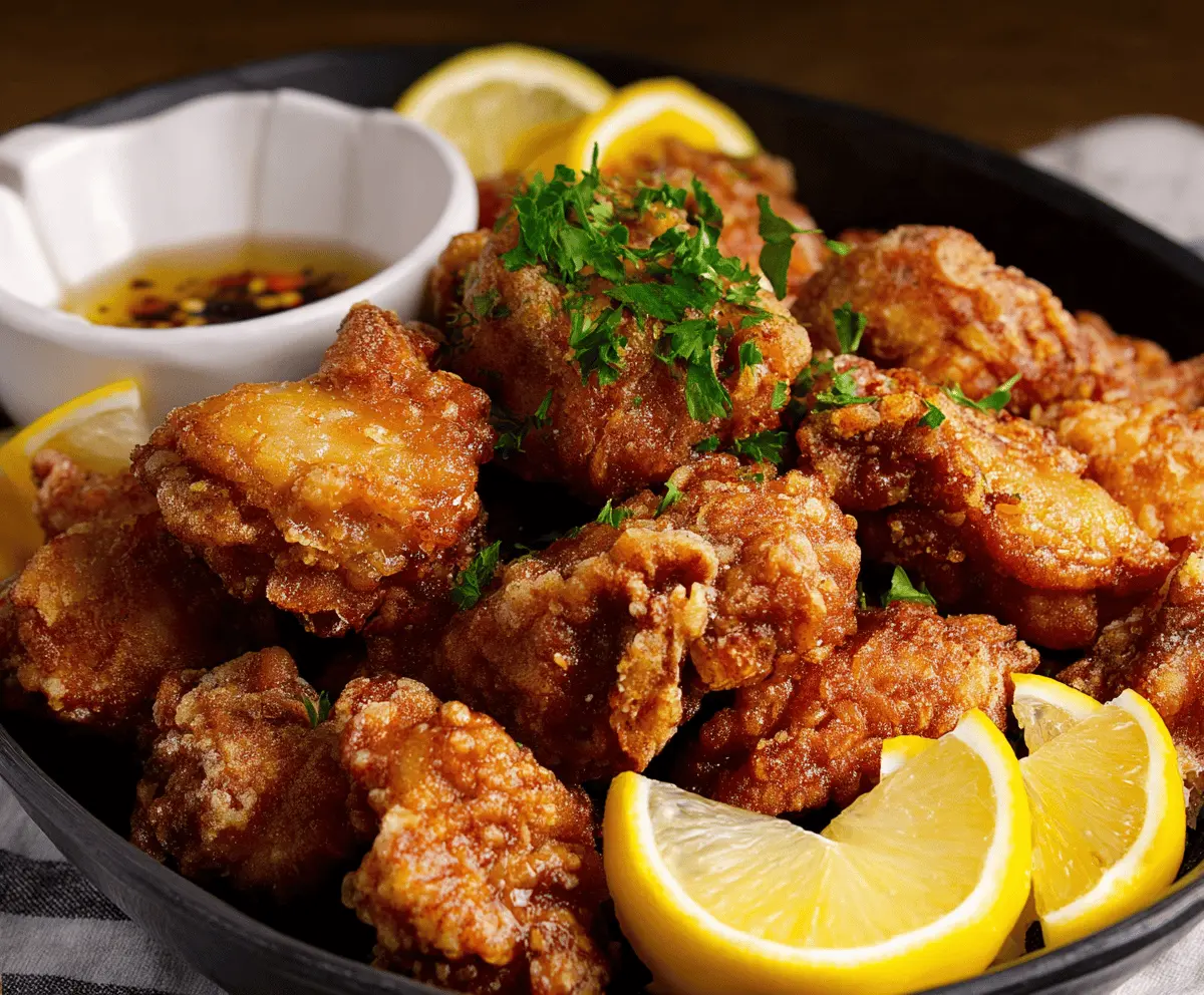 Crispy Karaage Chicken Japanese Fried Chicken Recipe