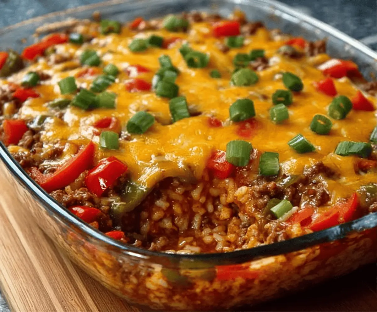 Easy Stuffed Pepper Casserole Recipe - Quick & Delicious