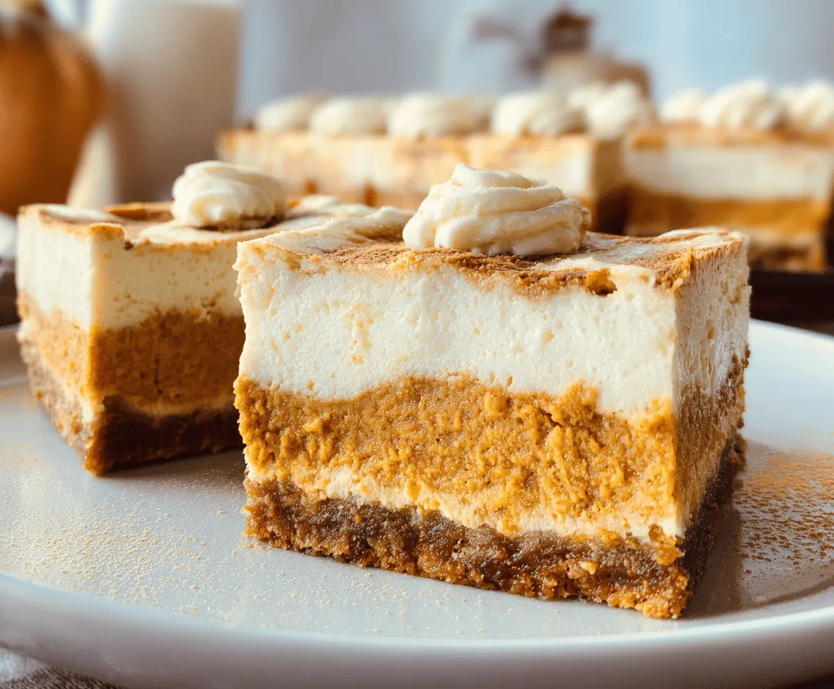 Sweet Potato Cheesecake Bars Recipe