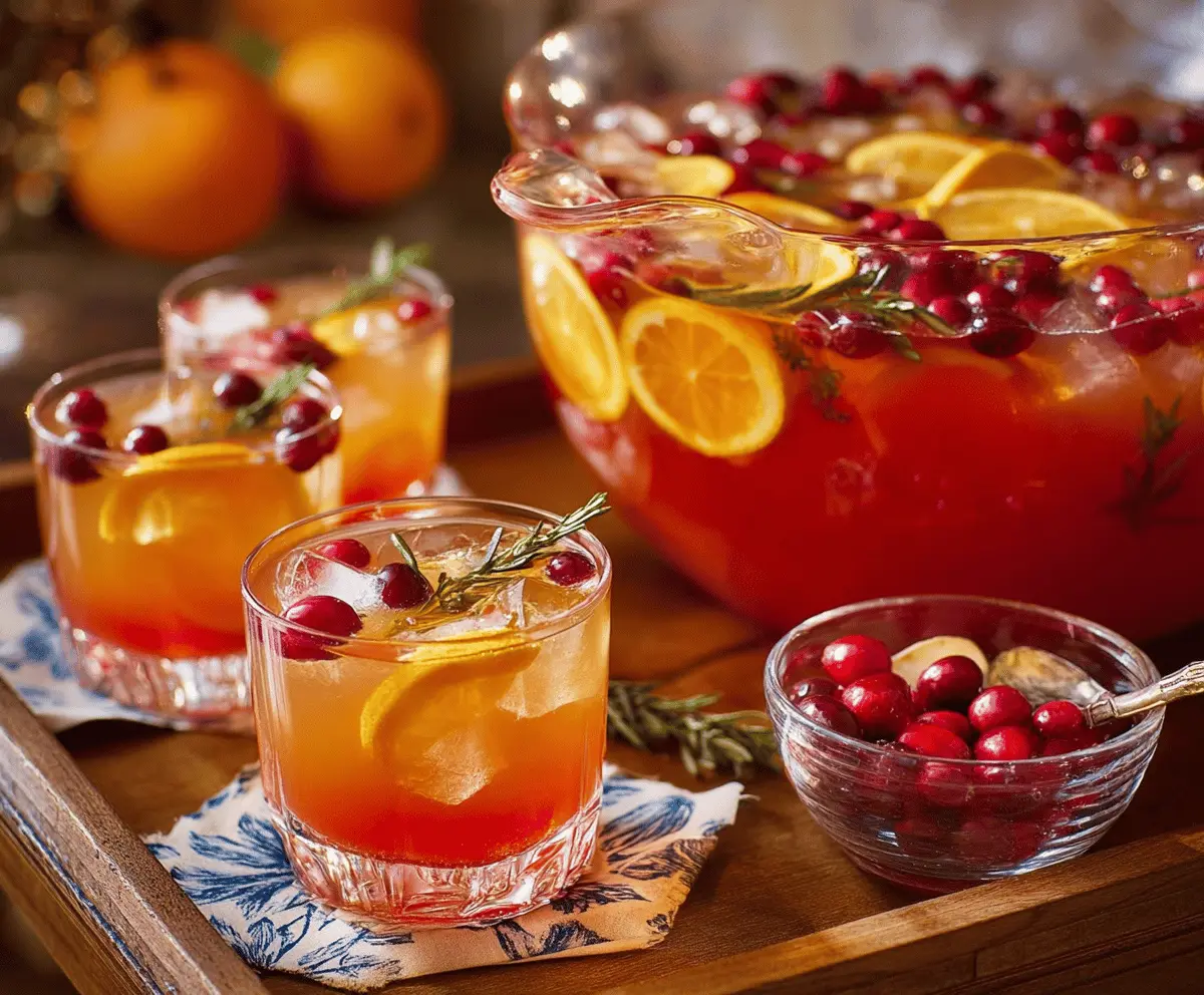 Easy and Festive Thanksgiving Punch Recipe for Holiday Parties