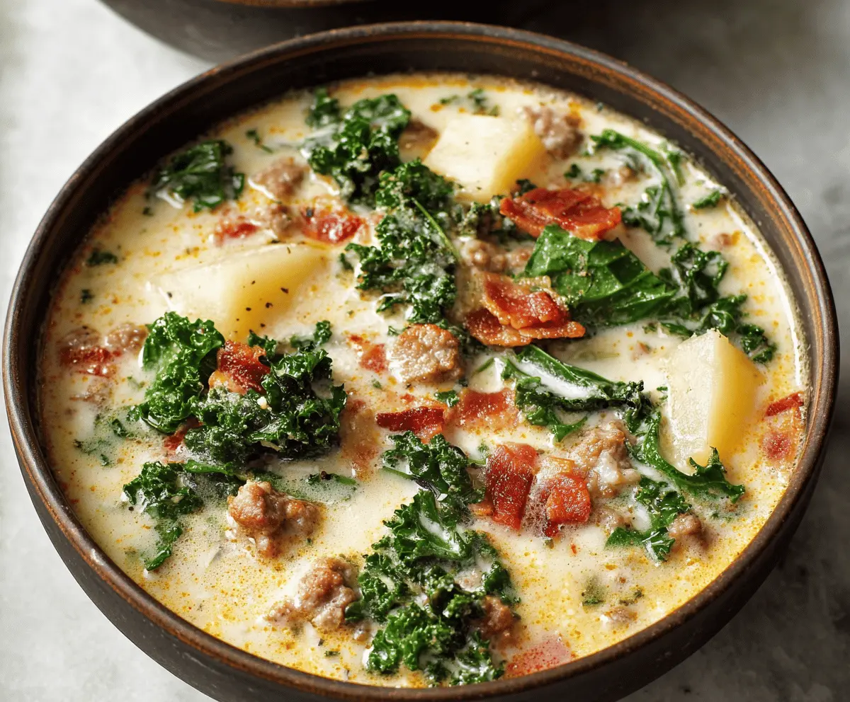Easy Authentic Zuppa Toscana Soup Recipe—Hearty & Delicious