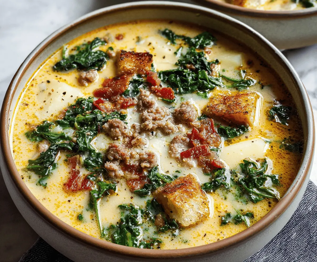 Easy Authentic Zuppa Toscana Soup Recipe—Hearty & Delicious