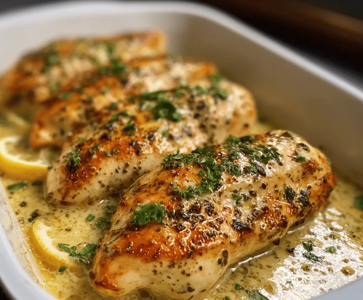 Creamy Baked Asiago Chicken Recipe