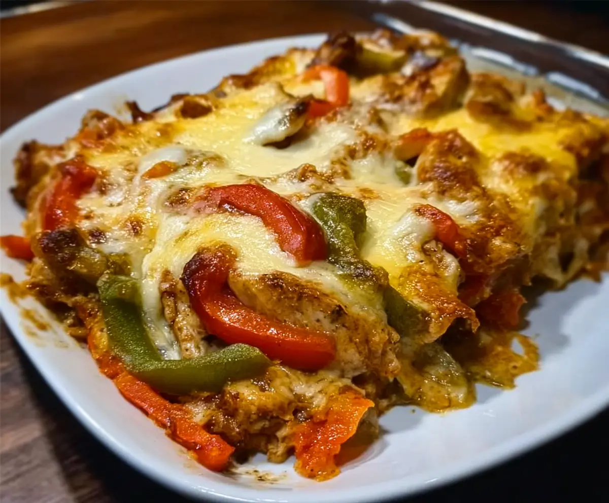Easy Fajita Chicken Casserole