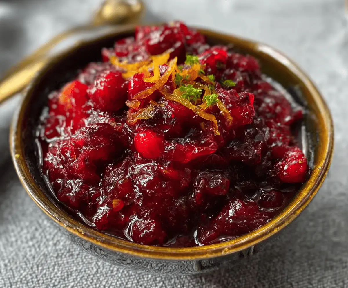 Easy Cranberry Sauce Recipe by Julia Child