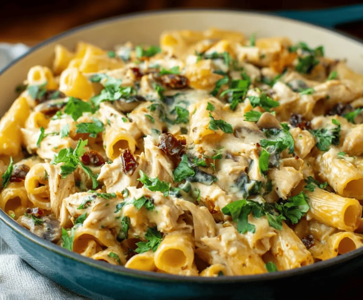 Easy Leftover Thanksgiving Turkey Pasta