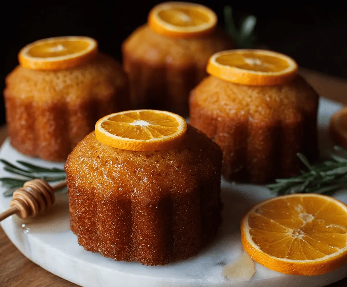 Easy Orange Ginger Honey Cakes