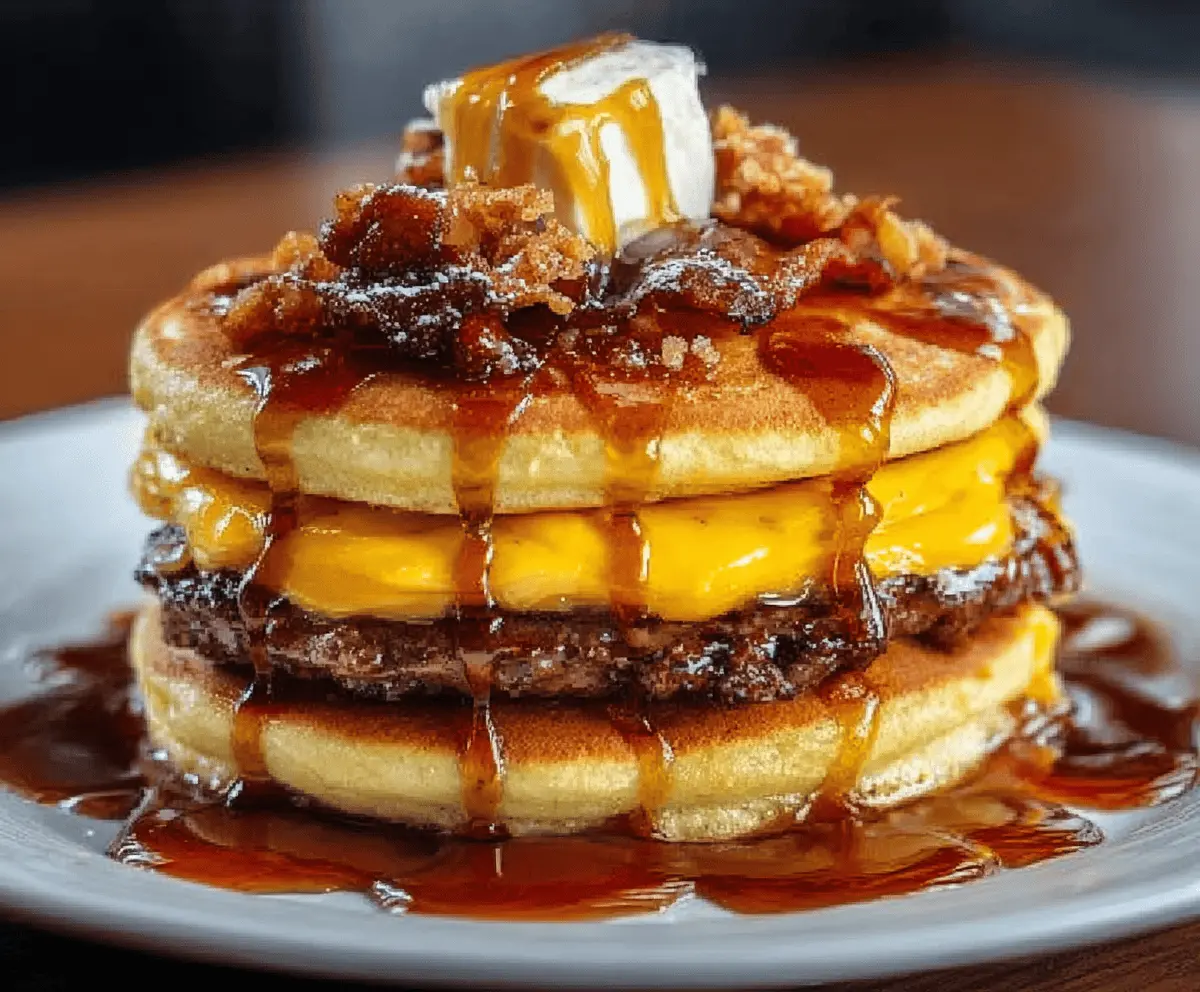 Smash Burger Pancakes Recipe