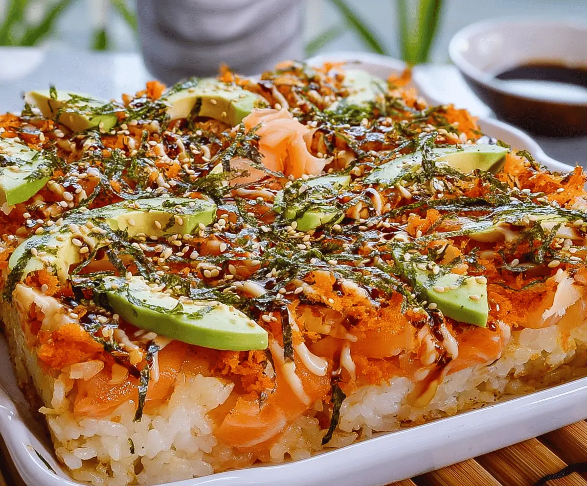 Easy Sushi Bake Recipe