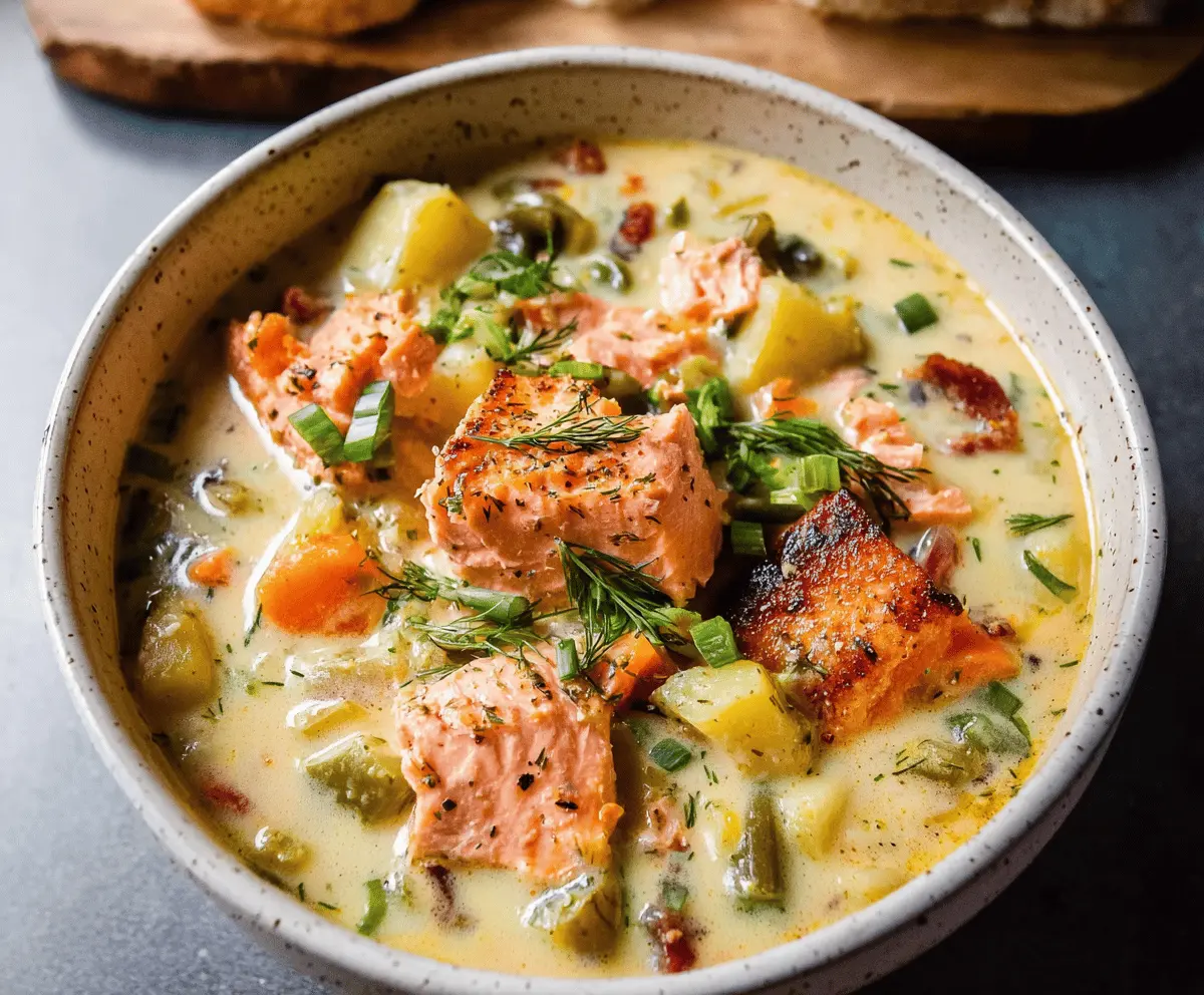 Easy Wild Salmon Chowder Recipe