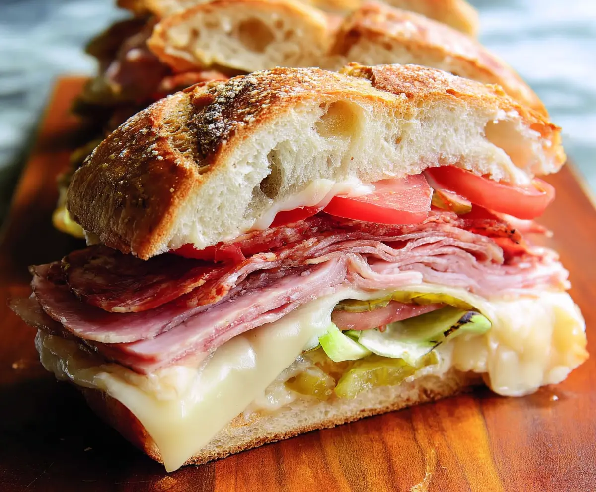 Easy Baked Italian Sub Sandwiches