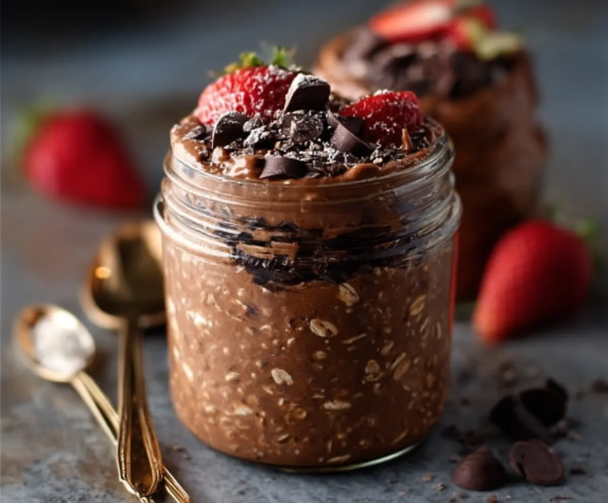 Brownie Batter Overnight Oats Recipe